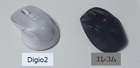 Digio2とエレコムのマウス